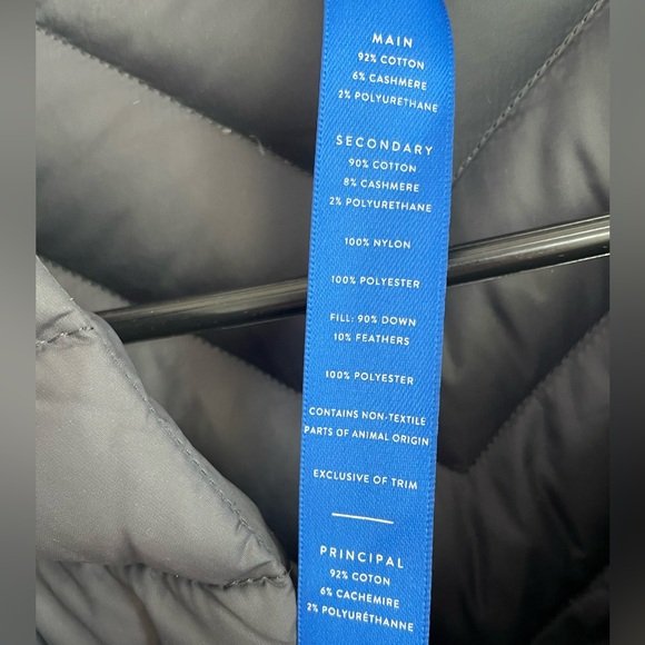 Kit And Ace Liberty French Terry Cashmere Blend/ Down Puffer Jacket Size 4 - Picture 6 of 6